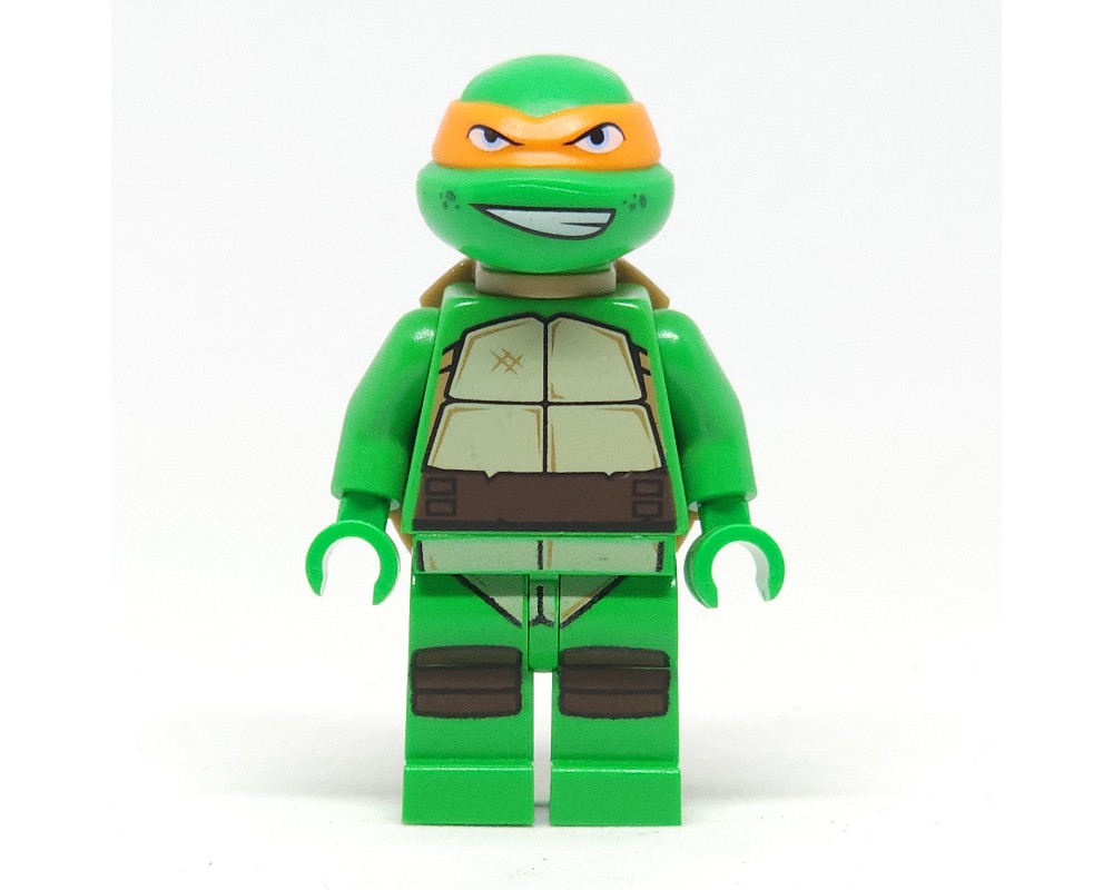 LEGO Set fig-003338 Michelangelo with Dirt Stains | Rebrickable - Build ...