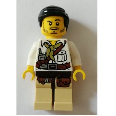 Hero with White Shirt and Radio in Belt (fig-003450)