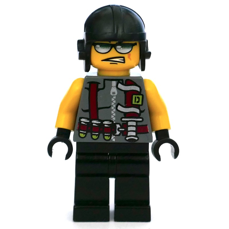 LEGO Set fig-003460 Viper with Knife on Vest (2005 Dino 2010 ...