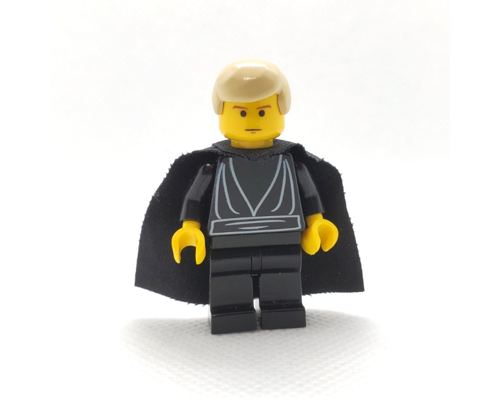 LEGO Set fig-003521 Luke Skywalker, Black Robes, Yellow Skin, Black ...