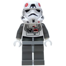 AT-AT Driver, White Uniform, Plain Yellow Head (fig-003525)
