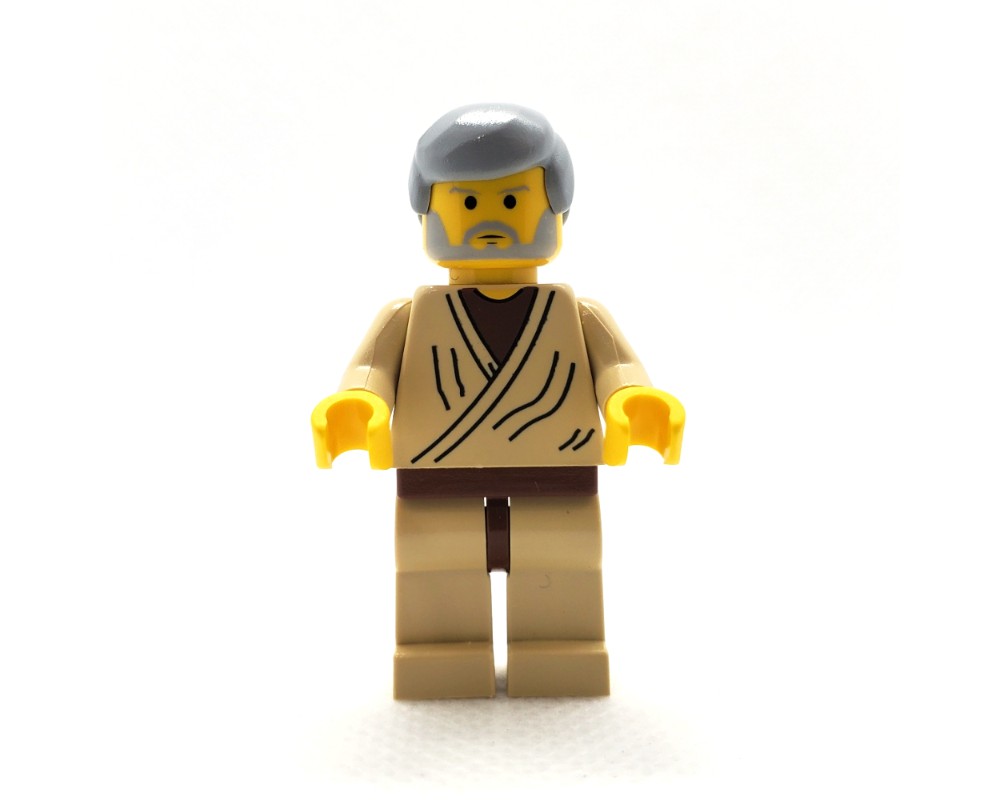 LEGO Set fig-003532 Obi-Wan Kenobi, Old, Yellow Skin, Light Bluish Gray ...