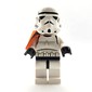 Sandtrooper Squad Leader / Captain, Orange Pauldron, Neck Bracket, Plain Yellow Head