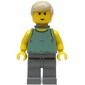 Luke Skywalker, Dagobah Outfit, Yellow Skin, Sand Green Tank Top with Neck Bracket