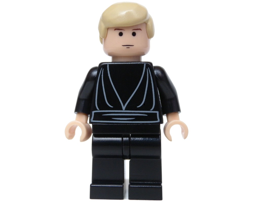 LEGO Set fig-003552 Luke Skywalker, Black Robes, Black Eyes ...