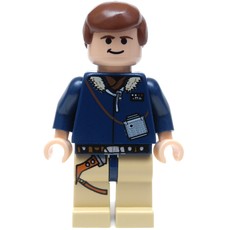 Han Solo, Hoth Outfit, Dark Blue Jacket, Tan Legs (fig-003561)