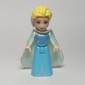 Elsa - Light Aqua Glitter Cape, Bow