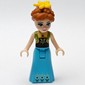 Anna - Lime Vest, Medium Azure Dress, Braids, Flower