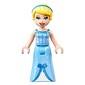 Cinderella - Bright Light Blue Dress, White Under-Dress - Thick Hinge