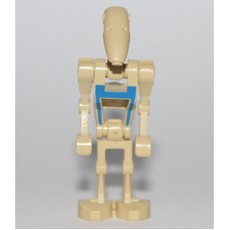 Battle Droid Pilot, Blue Printed Torso, Two Bent Arms (fig-003611)