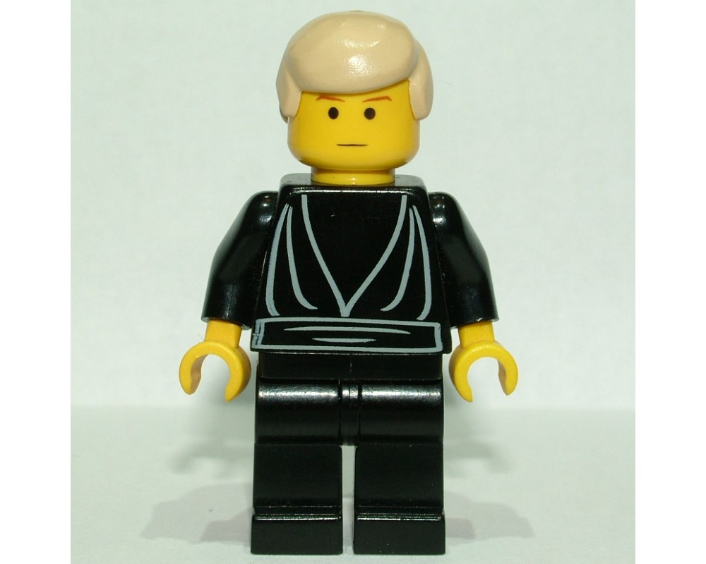 LEGO Set fig-003619 Luke Skywalker, Black Robes, Yellow Skin ...