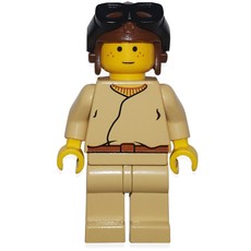 Anakin Skywalker, Child, Yellow Skin, Brown Helmet (fig-003627)