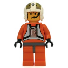 Dutch Vander / Rebel Pilot Y-wing, Yellow Skin, Dark Bluish Gray Hips (fig-003661)