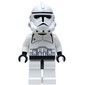 Clone Trooper, Phase II Armor, Plain Black Head, Neck Bracket