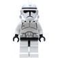Clone Trooper, Phase II Armor, Plain Black Head, Black Mouth