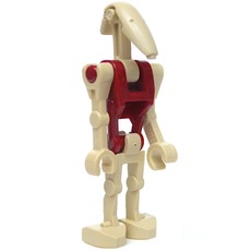 Battle Droid Security, Dark Red Torso, One Bent Arm, One Straight Arm (fig-003688)