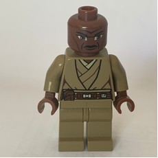 Mace Windu, Dark Tan Plain Legs (Clone Wars) (fig-003711)