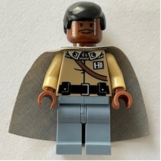 Lando Calrissian, Sand Blue Cape, Sand Blue Legs (fig-003717)