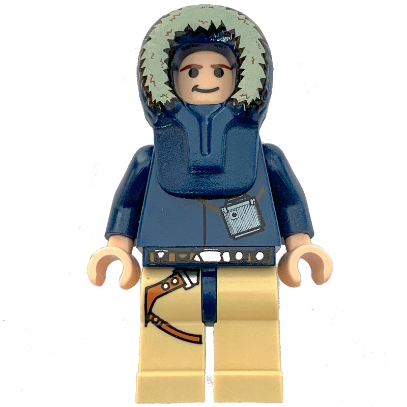 LEGO Set fig-003726 Han Solo, Hoth Outfit, Dark Blue Hood, Black Eyes (2009 Star  Wars) | Rebrickable - Build with LEGO