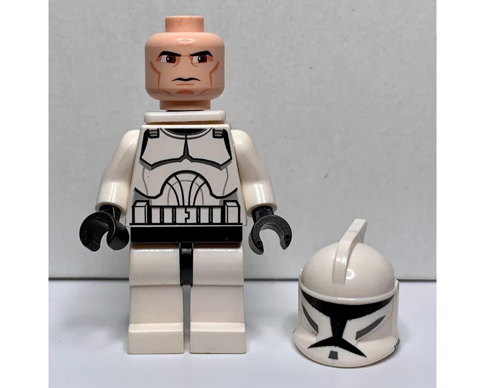 LEGO Set fig-003728 Clone Trooper, Phase I Armor, Brown Eyes, Jetpack ...