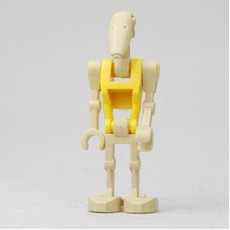 Battle Droid Commander, One Bent Arm, One Straight Arm, Yellow Torso (fig-003729)