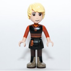Kristoff - Black Vest, Dark Orange Shirt (fig-003748)