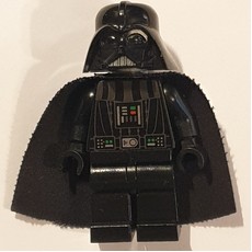 Darth Vader, Light Bluish Gray Skin, White Pupils (3626b Head) (fig-003758)
