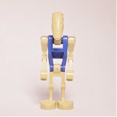 Battle Droid Pilot, Blue Torso, Two Bent Arms (fig-003806)