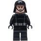 Death Star Trooper / Imperial Trooper, Brown Eyebrows, Black Eyes, Black Helmet