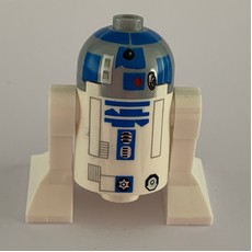 Astromech Droid, R2-D2, Pearl Light Gray Dome (fig-003822)