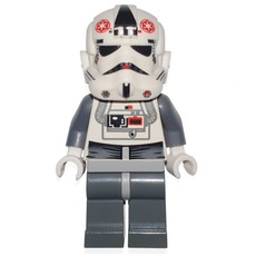 AT-AT Driver, White Uniform, Plain Black Head (87556 Helmet) (fig-003826)