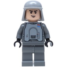 Imperial Officer / Captain / Commandant / Commander, Battle Armor, Dark Bluish Gray Hips (fig-003827)