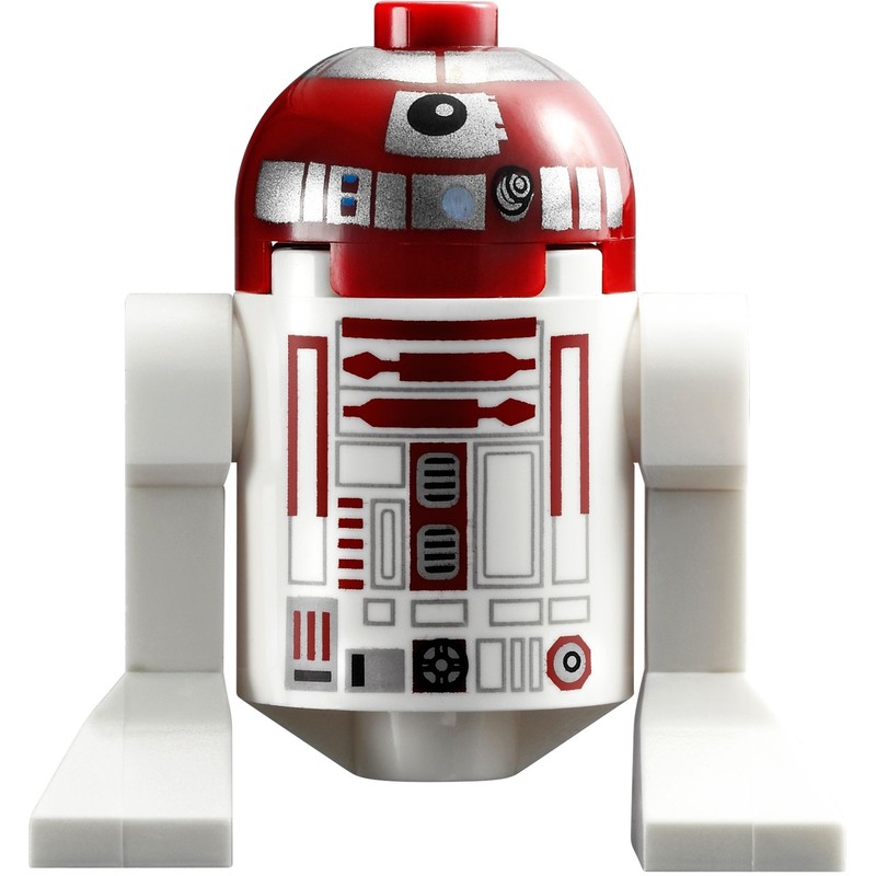 LEGO Set fig-003828 Astromech Droid, R4-P17, Blue Rectangles ...