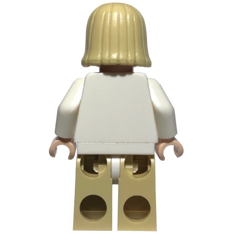 LEGO Set fig 003833 Luke Skywalker White Robe Straight Tan Hair