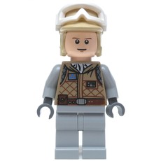 Luke Skywalker, Hoth Outfit, Tan Hat, Light Bluish Gray Legs (fig-003837)