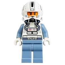 Clone Pilot, Open Helmet with Black Markings (fig-003841)