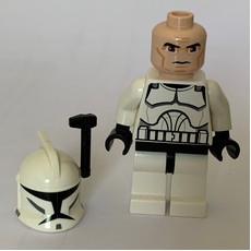 Clone Trooper, Phase I Armor, Brown Eyes, Black Rangefinder (fig-003845)