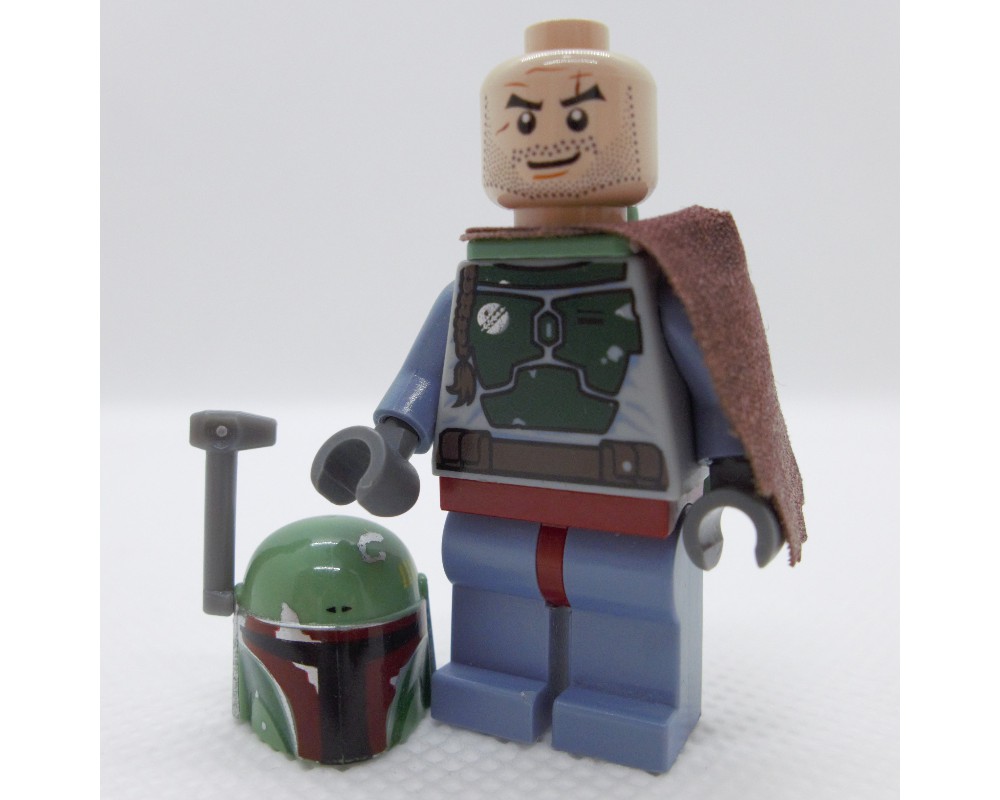 custom lego boba fett helmet