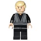 Luke Skywalker, Dark Bluish Gray Robes, Tan Hair, Single Sided Head