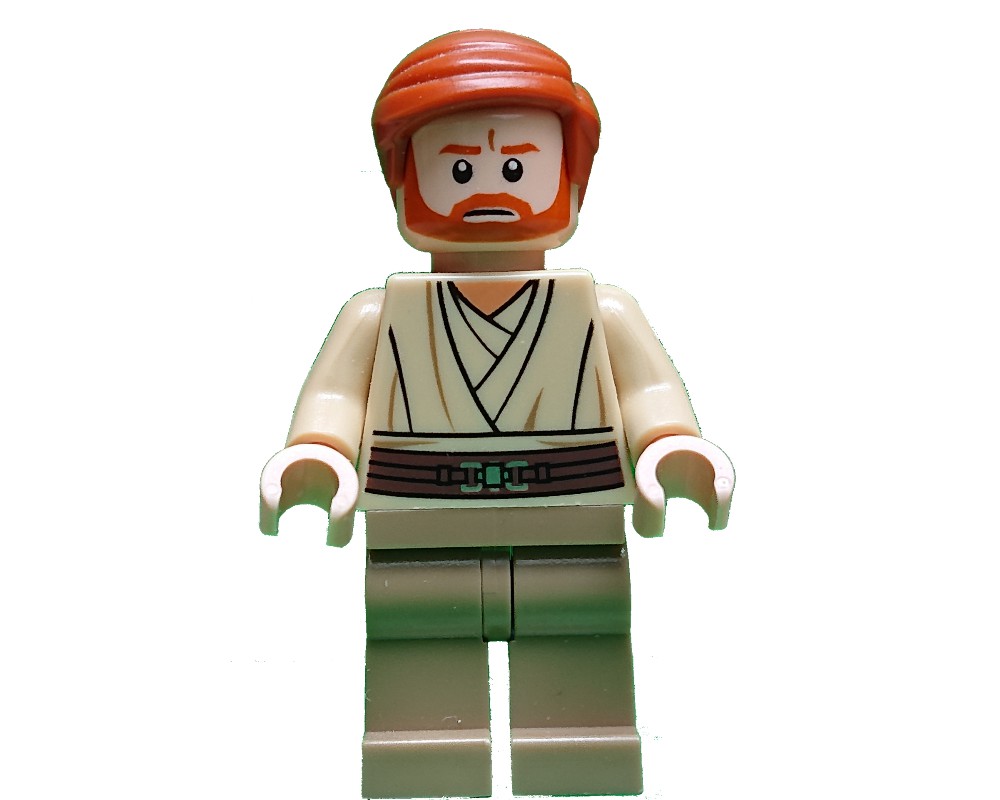 LEGO Set fig-003892 Obi-Wan Kenobi, Dark Tan Plain Legs | Rebrickable ...