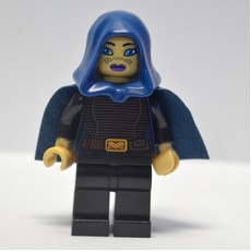 Barriss Offee, Dark Blue Hood and Cape (fig-003898)