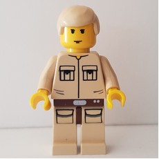 Luke Skywalker, Cloud City Outfit, Yellow Skin, Tan Shirt (fig-003911)