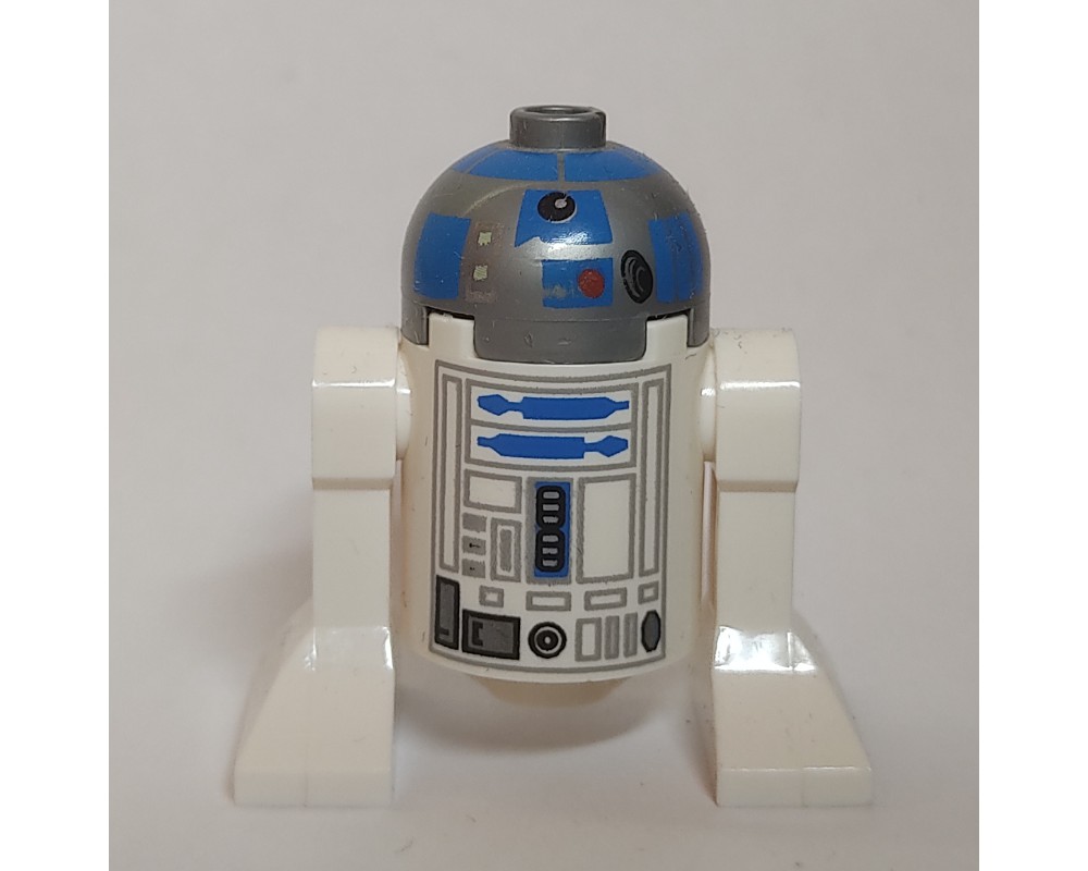 LEGO Set fig-003935 R2-D2, Flat Silver Dome, Blue Print | Rebrickable ...