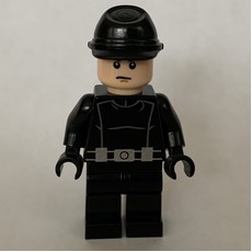 Imperial Crew / Pilot, Black Uniform, Cavalry Cap, Black Hands (fig-003951)