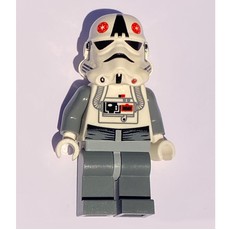 AT-AT Driver, White Uniform, Plain Black Head (30408 Helmet) (fig-003959)