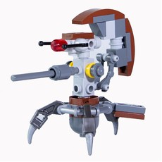 Droideka / Sniper Droid, Reddish Brown Shell, Pearl Dark Gray Legs, Back Armor (fig-003968)