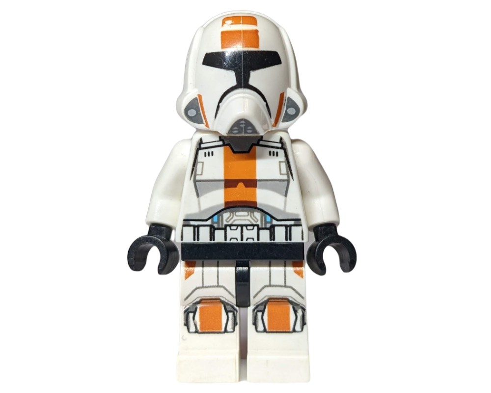 LEGO Set fig-003972 Republic Trooper, Brown Eyebrows and Cheek Lines ...