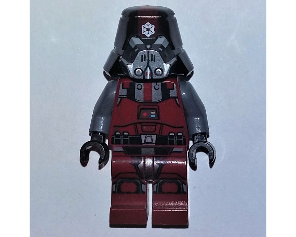 LEGO Set fig-003974 Sith Trooper, Dark Red Outfit | Rebrickable - Build ...