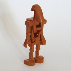 Battle Droid, Dark Orange, One Straight Arm, One Bent Arm, 1 x 2 Plate on Back (fig-003978)