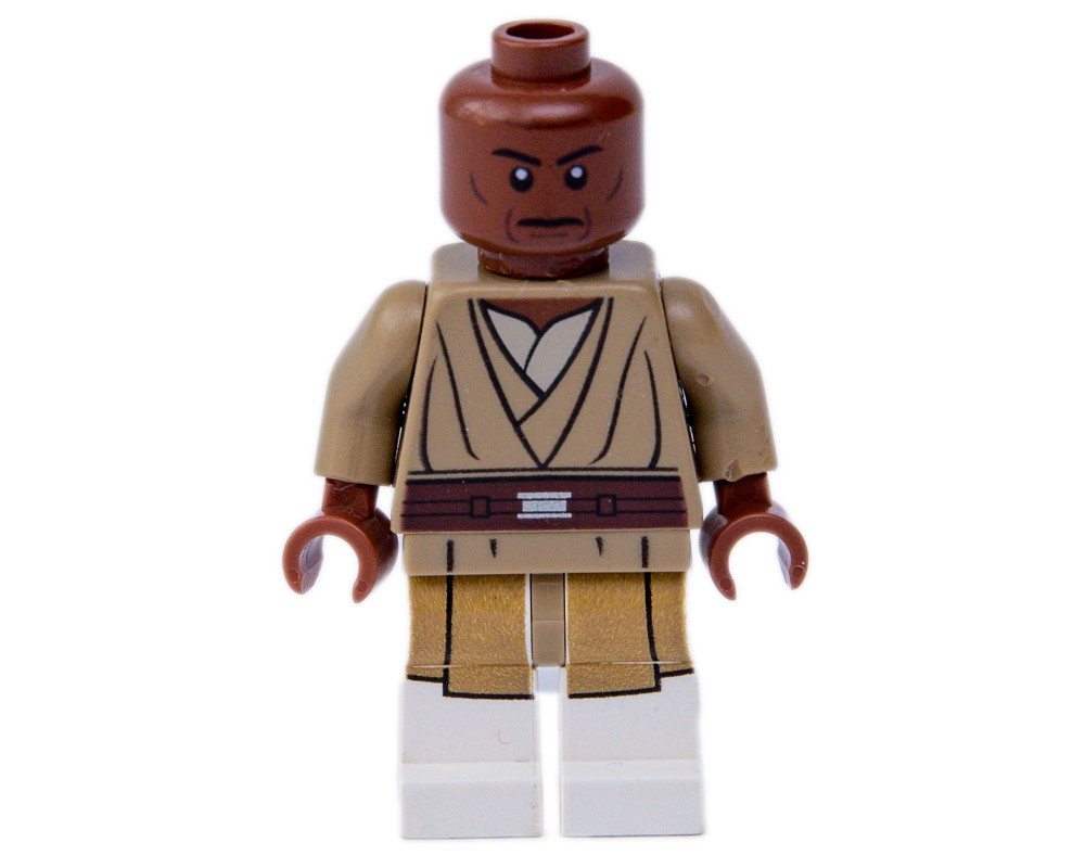 LEGO Set fig-004013 Mace Windu, White Legs | Rebrickable - Build with LEGO